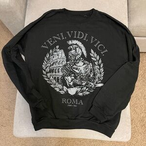 Veni, Vidi, Vici Roma Italy Crewneck Sweatshirt